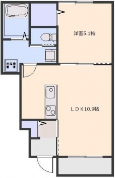 ハイツシェーンＶの間取り図