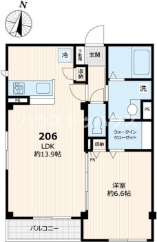 ハレ　アロヒ　清水坂の間取り図