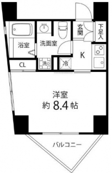 レニール本駒込の間取り図