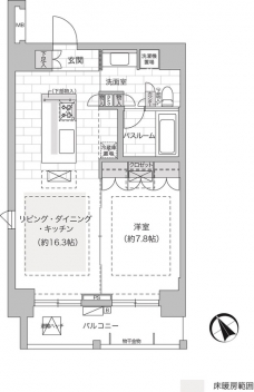 ブランシエスタ駒込の間取り図