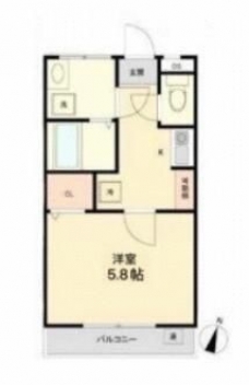 中銀青木公園団地３号棟の間取り図