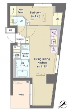 ラフォンテ田端の間取り図