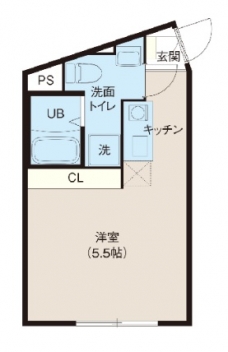 レピュア北千住レジデンスⅡの間取り図