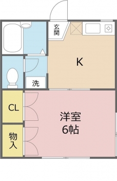 クレール下落合の間取り図