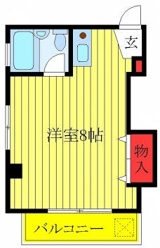 イーストアネックスの間取り図