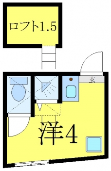 サークルハウス板橋区役所前弐番館の間取り図
