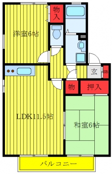 ラフィーネの間取り図