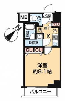 MAXIV西川口SCの間取り図