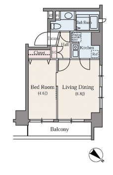 東池袋デュープレックスリズの間取り図