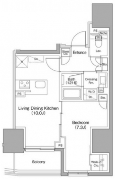 ザ・パークハビオ本郷菊坂の間取り図