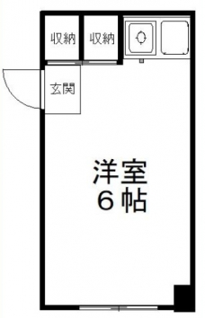宇津木アパートの間取り図