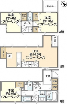 Kolet南鳩ヶ谷#06の間取り図