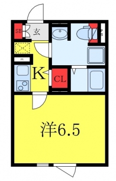 アトリオフラッツ板橋本町の間取り図