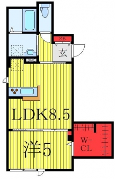 La Crema 池袋本町の間取り図