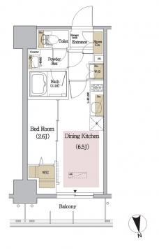 アーバネックス新御徒町の間取り図