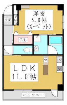 ポムダムールの間取り図