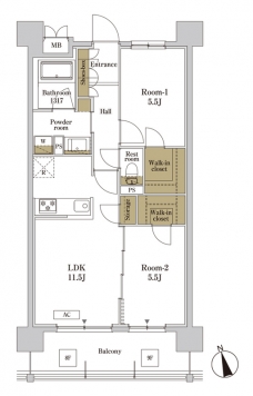 RJRプレシア川口の間取り図