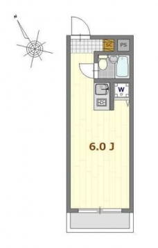 グローリア初穂上板橋の間取り図