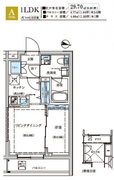 Weave Base -Oji Kamiya 王子神谷の間取り図