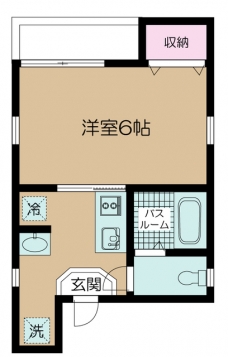 NS-GATE 青井 first stageの間取り図
