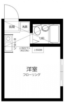 ハピネス上中里の間取り図