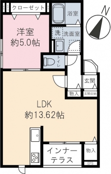 ハイドレンジアの間取り図