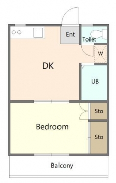 ヴァンベール壱番館の間取り図