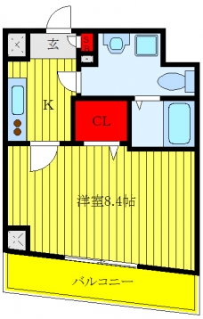 プレール・ドゥーク三ノ輪の間取り図