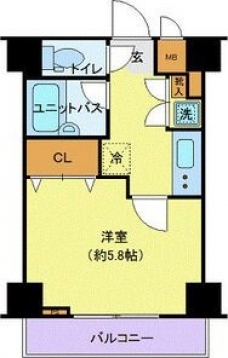 サンパティオ文京千石の間取り図