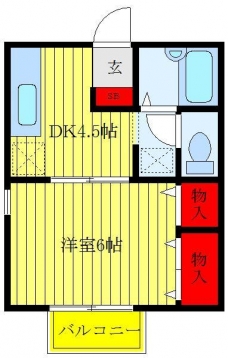 LA VIVREの間取り図