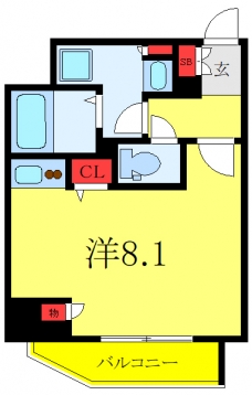 KNOTS大山の間取り図