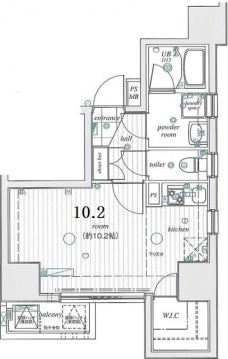 Caldo池袋Rの間取り図