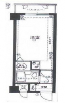 ライオンズマンション新大塚の間取り図