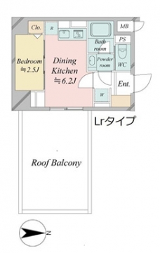 ドゥーエ王子神谷の間取り図