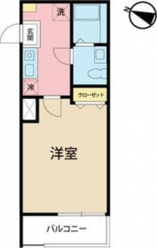 ピアージュ南の間取り図