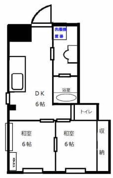 山田ビルの間取り図