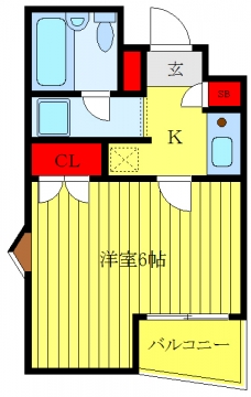 プレール椎名町の間取り図