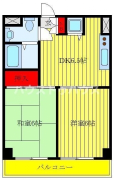 パークサイド関の間取り図