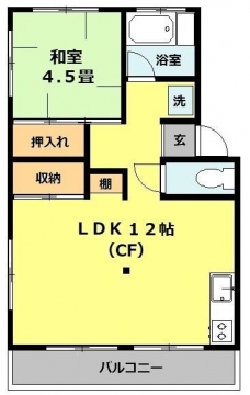熊井マンションの間取り図