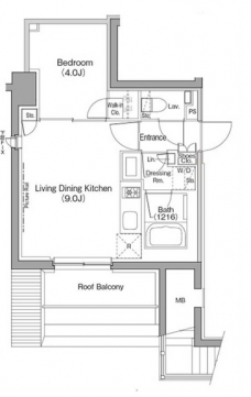 ザ・パークハビオ根岸三丁目の間取り図