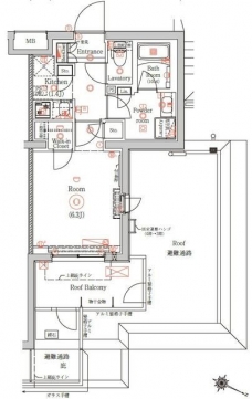 ガリシア東十条Ｓｏｕｔｈの間取り図