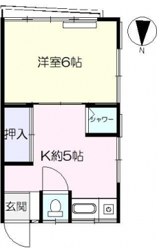 コーポ誠の間取り図