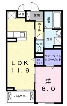 グレイス鹿浜の間取り図