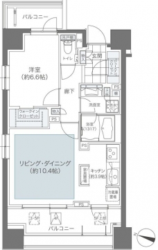 メゾンカルム本郷の間取り図