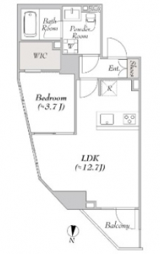 ルミーク大山の間取り図