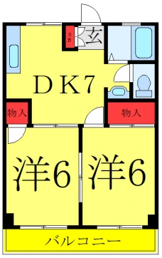 メゾン望月の間取り図