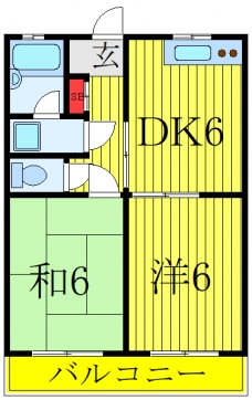 ビーブラウン812の間取り図