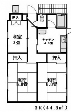 THハイムの間取り図