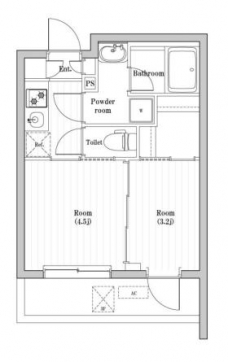 豊島千早レジデンスの間取り図