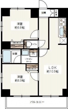 LEXE日暮里idの間取り図